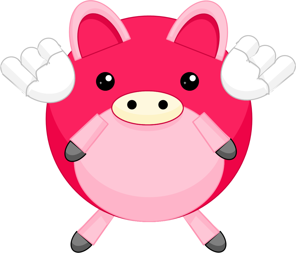 squishables flying pig toy image