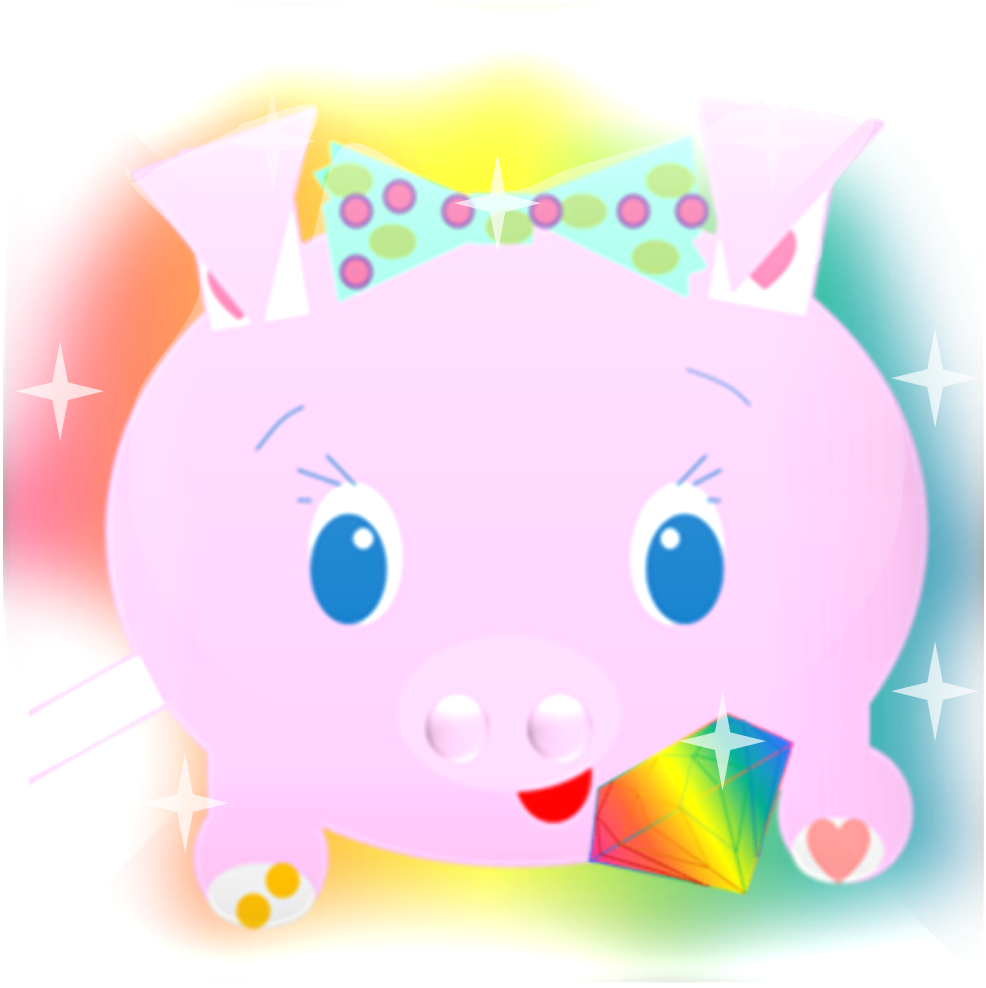 bright starts pretty in pink pull and play pig 和彩虹钻石